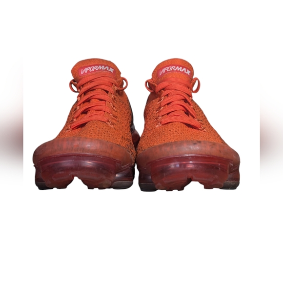 NIKE AIR VAPORMAX FLYKNIT 2HEEL GRAPHIC TEAM ORANGE 8.5 WOMEN'S - Picture 3 of 12